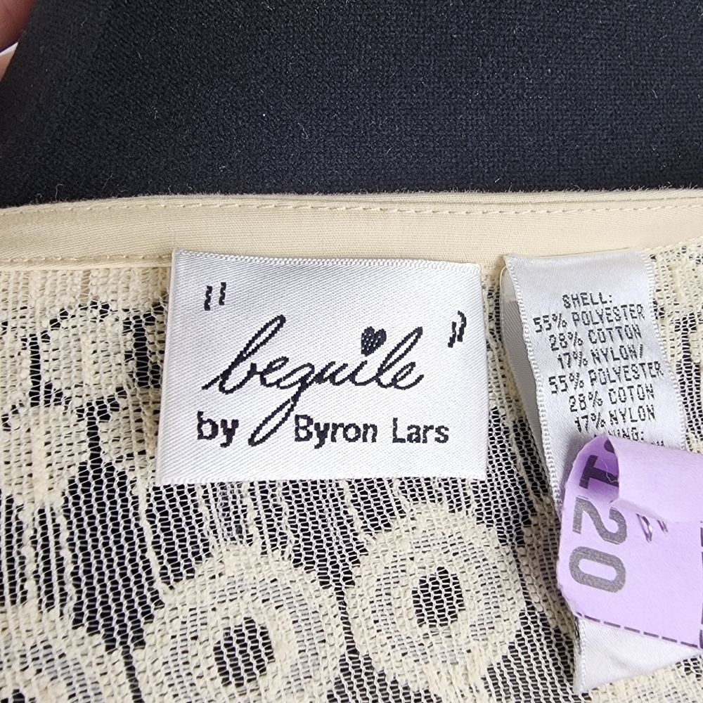 Bequile Byron Lars Fleiur De Lys Anthropologie Pencil Midi Dress Size 4 - Picture 9 of 11